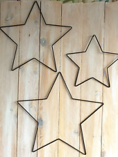 3er Set Metallstern Stern