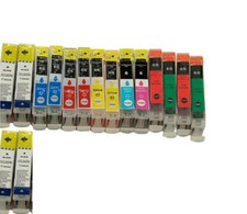 16 X Druckerpatronen Tinte für Canon I 9900 I9950 Pixma IP 8500 ersetzen BCI6 Bk