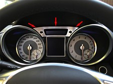 Mercedes SLK 172 Zierblende Tacho Aluminium  R172 FL 280 200 350 AMG55 AMG45