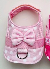 hundegeschirr xxxs rosa Punkte