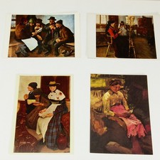 4 Kunstkarten -Wilhelm Leibl -