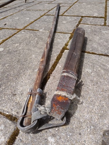 Historischer dreschflegel aus - historischer,