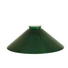 Lampenschirm Schusterschirm Ersatzglas 4311 Lampenglas E27 Glas Grün Ø 250/57mm