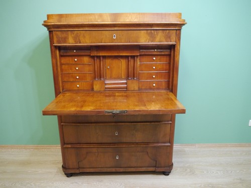 Biedermeier sekretär - biedermeier,