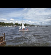 470er Jean Morin Olympische Regatta Segelb 1968 inkl. Trailer f.Bastelfreunde VB