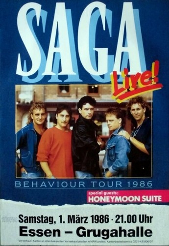Saga 1986 plakat live in - 1986,