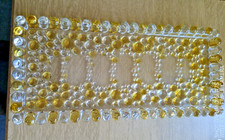 Kuchenplatte Stollenplatte Servierplatte Kristall Glas rechteckig Vintage