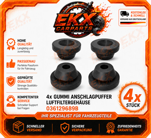 Gummi anschlagpuffer - 4x,