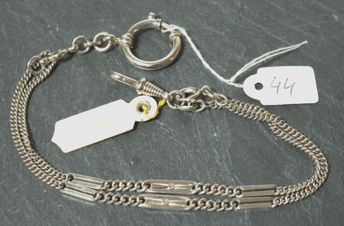 Alte silberne taschenuhrkette - alte,