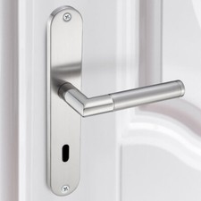 Langschild Garnitur Edelstahl