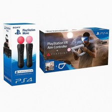  2 Move Motion Controller+Ladestation|+AIM VR Gun|PSVR|Sony PlayStation 4|PS4