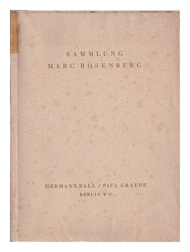 Von falke otto sammlung marc - sammlung,