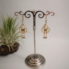 Jugendstil Opal Ohrringe