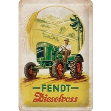 Nostalgic-Art - Retro Garagen Blechschild Metallschild - Fendt Dieselross