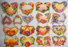 Glanzbilder Herz Blume Liebe