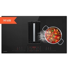 Induktionskochfeld mit Dunstabzug Down Air System 750 m³/h EEK A++ 4 Zonen