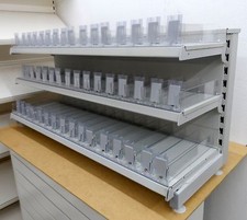 Zigarettenregal Zigaretten Regale 1,25m Tego 55cm tief grau 48 Sorten Tabak Eden