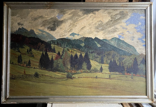 ölgemälde landschaft berge - ::ÖlgemÄlde,