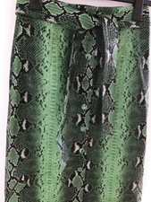 midi rock fake leder zara s