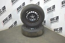 VW Golf 7 VII BA5 2x Stahlfelgen Winterreifen 195/65 Räder 6x15 ET47 KBA 43737