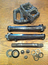 Radio BMX Pro Crank 4130 CroMo 175 mm & PVC Pedale 9/16" BMX Street Dirt Ramp...