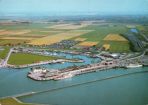 Norden norddeich luftbild - ak,