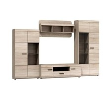 Wohnwand LINK Anbauwand Sonoma