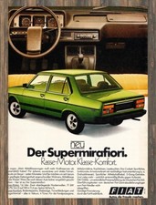 Fiat 131 Supermirafiori - Reklame Werbeanzeige Original-Werbung 1978
