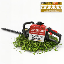 ONBEST Heckenschere Benzin mit Laser CUT 0,75kW / 1PS 62cm Schnittlänge Ø 28 mm