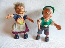 STEIFF  "MICKI und ALPO"  BIEGEFIGUREN  "DIEHL FILM"  9 und 10 cm groß