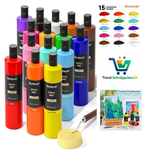 Shuttle art acrylfarben set - shuttle, 15
