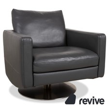 Natuzzi relevé leder sessel - leder,