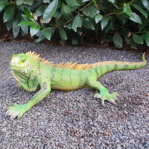 Gartenfigur leguan figur - gartenfigur, 60