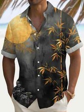 HABO Herren Hawaii Hemd Sommer