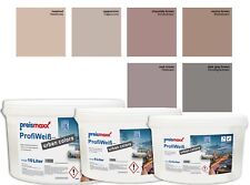 Profiweiß Wandfarbe Innenfarbe braun matt höchste Deckkraft 2,5L | 5L | 10L