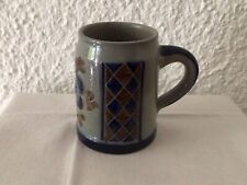 Krug Bierkrug Seidel, Humpen Salzglasur Ritzdekor Steingut Westerwald Keramik