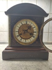 Kaminuhr Tischuhr Schrankuhr Holz Antik Mechanisches Werk