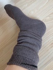 Wandersocken, für Schuh- Gr. 39, grau Kunstfaser