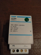 Hager Überspannungsableiter 1P 3kA Typ3 • SP202N Wechselstrom