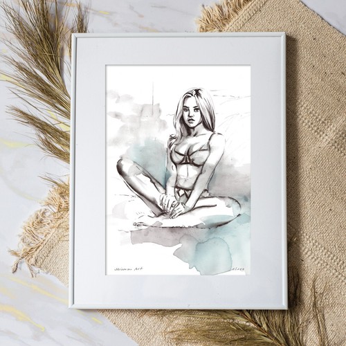 Minnou art kunstdruck - minnou,