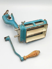  Emide Nr. 3 Nudelmaschine Manuell mit Tischbefestigung und Kurbel Blau " Deko "
