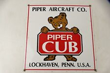 Emaille Schild Emailschild Piper Aircraft Co. ca. 30x30cm NK-147