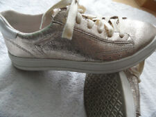 Esprit glitzer gold Glitter Slipper Sneaker Schuhe Mokkasins Gr. 37 wie neu