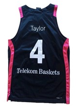 Adidas Bryce Taylor Telekom Baskets Bonn Trikot 2009/2010 schwarz BBL Jersey M