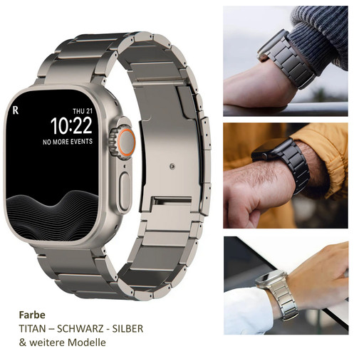 Metall armband apple watch - armband,