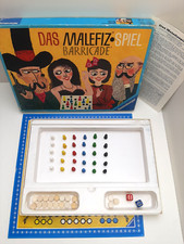 Malefiz Ravensburger Spiele für 2-6 Spieler Holzsteine Barricade + extra Steine