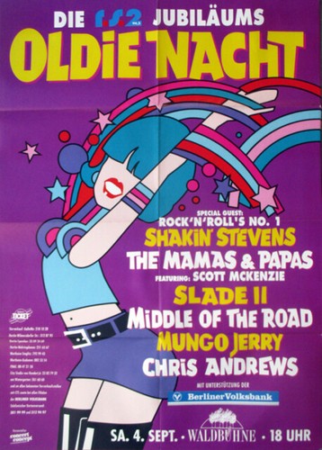 Oldie nacht 1993 plakat - 1993,