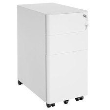 Aktenrollschrank Parvus, 2 Schubladen, 1 Hängeregister Aktenschrank weiß B-Ware