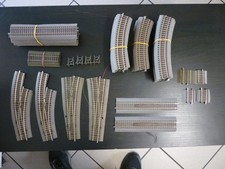 Roco Line H0 Gleis Konvolut mit Bettung siehe Liste ohne OVP