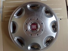 Fiat 15 Zoll Tiefbett-Originalradkappe Radkappe Radzierblende rotes Emblem